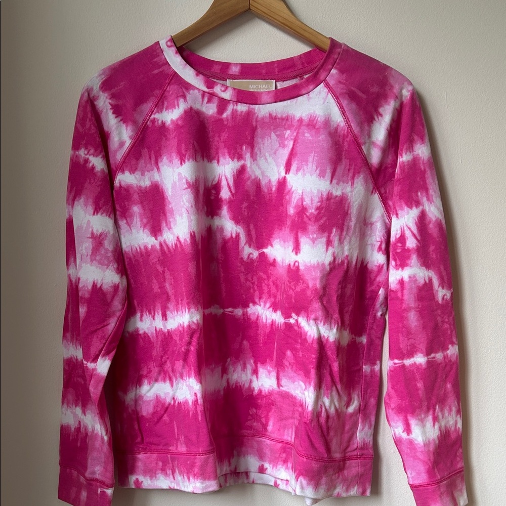 Michael Kors Pink and White Top